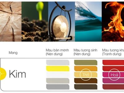 Mệnh Kim hợp màu gì? Kỵ màu gì? Phong thủy cho người mệnh Kim