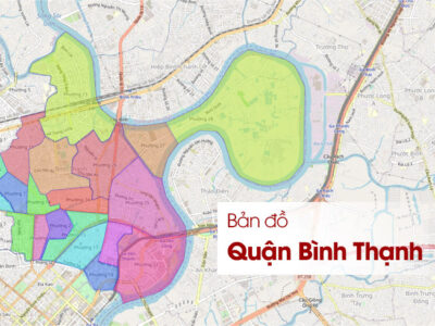 Bản đồ Quận Bình Thạnh TPHCM [Cập nhật mới nhất]