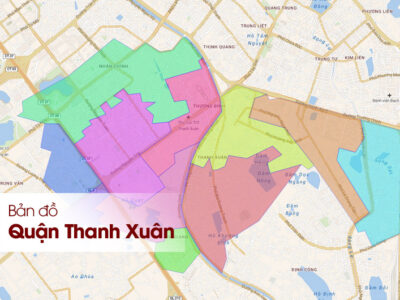 Bản đồ hành chính quận Thanh Xuân Hà Nội [Mới nhất]