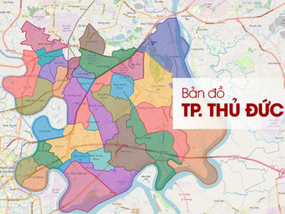 Bản đồ Thành Phố Thủ Đức chi tiết [Cập nhật mới nhất]