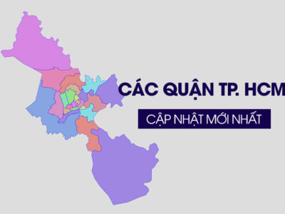 Danh sách 22 quận huyện TPHCM và thành phố Thủ Đức